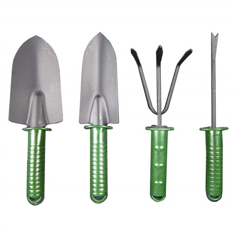 4Pcs Garden Tool Set Flower Planting Combination Shovel Tool Set Tool Sets Mini Gardening Plant Tools Shovel Rake Spade