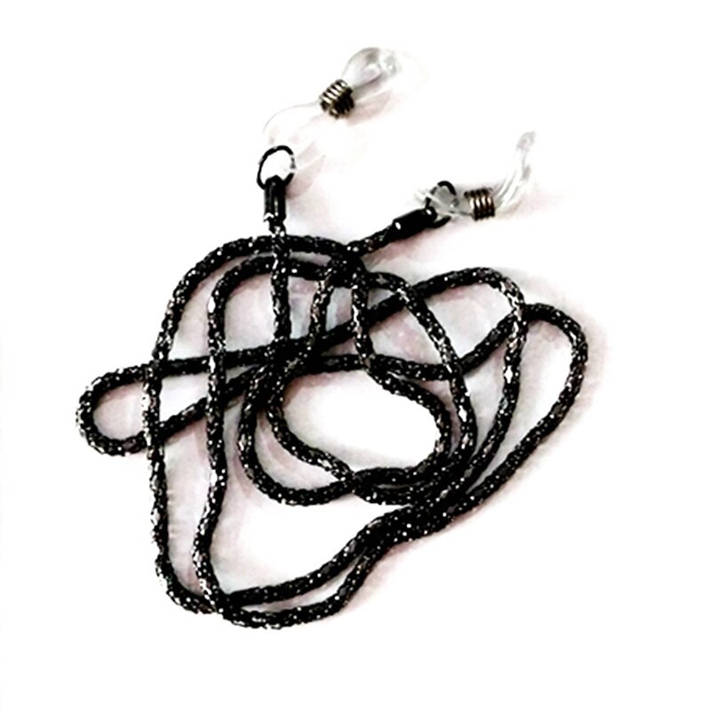 Lunettes de soleil à perles blanches pour hommes et femmes, 1 pièce, corde de support de cordon de chaîne pour lunettes de lecture: A-5