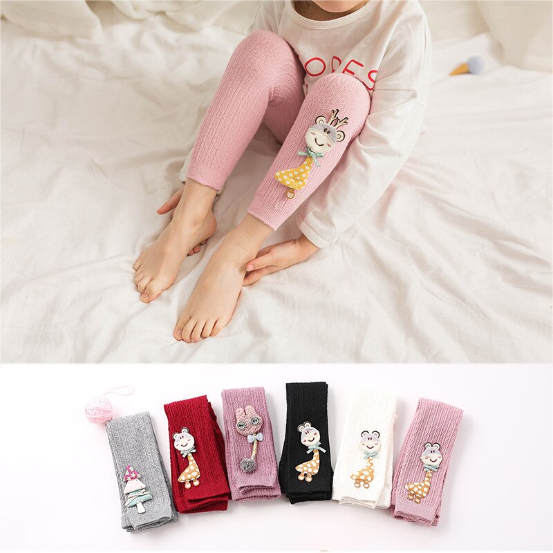 Baby Herfst Winter Panty Baby Peuter Kid Meisje Geribbelde Kousen Katoen Warm Panty Solid Candy Kleur Strakke 0-5Y