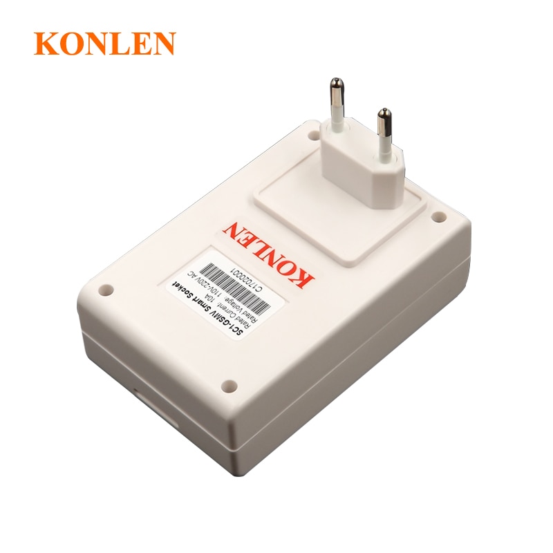 Gsm Power Socket Switch Based Sim Card Sms Call Remote Control for Smart Home Automation KONLEN