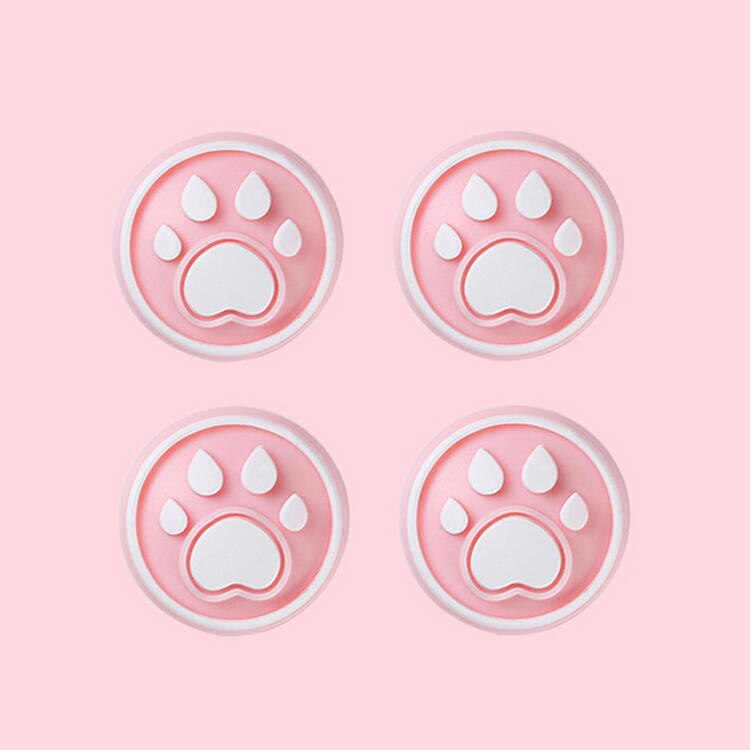 4pcs Cat Dog paw Joystick Thumb Paws Grip Cover Caps for Nintendo /switch /Joycon for Controller Gamepad Thumbstick Case: 9
