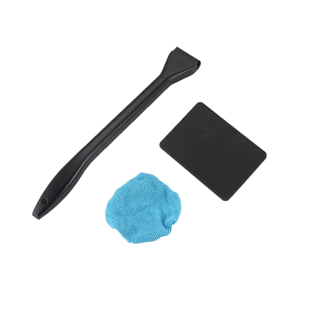Draagbare Plastic Voorruit Cleaner -Microfiber Schoon Moeilijk Te Bereiken Windows Op Uw Auto Of Thuis