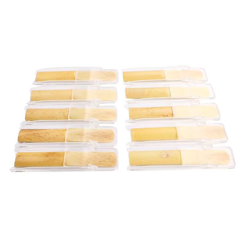 10Pcs Normaal Niveau G Altsaxofoon Sax Rieten Sterkte 2.5/ 3.0 Voor Beginners