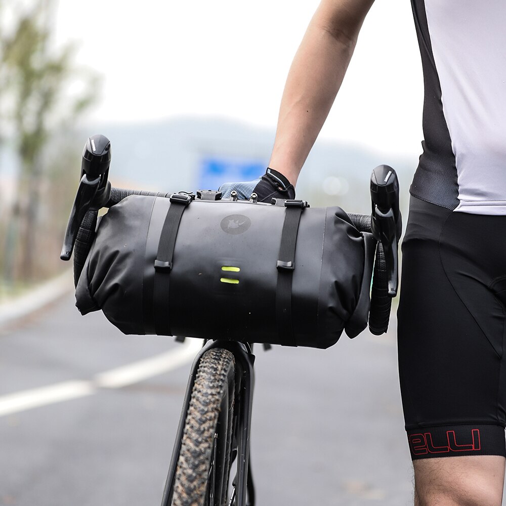 Rhinowalk Neue Fahrrad Tasche Wasserdichte Fahrrad Lenker Tasche Vorderseite Rahmen MTB Große Kapazität Lagerung Rucksack Radfahren Zubehör