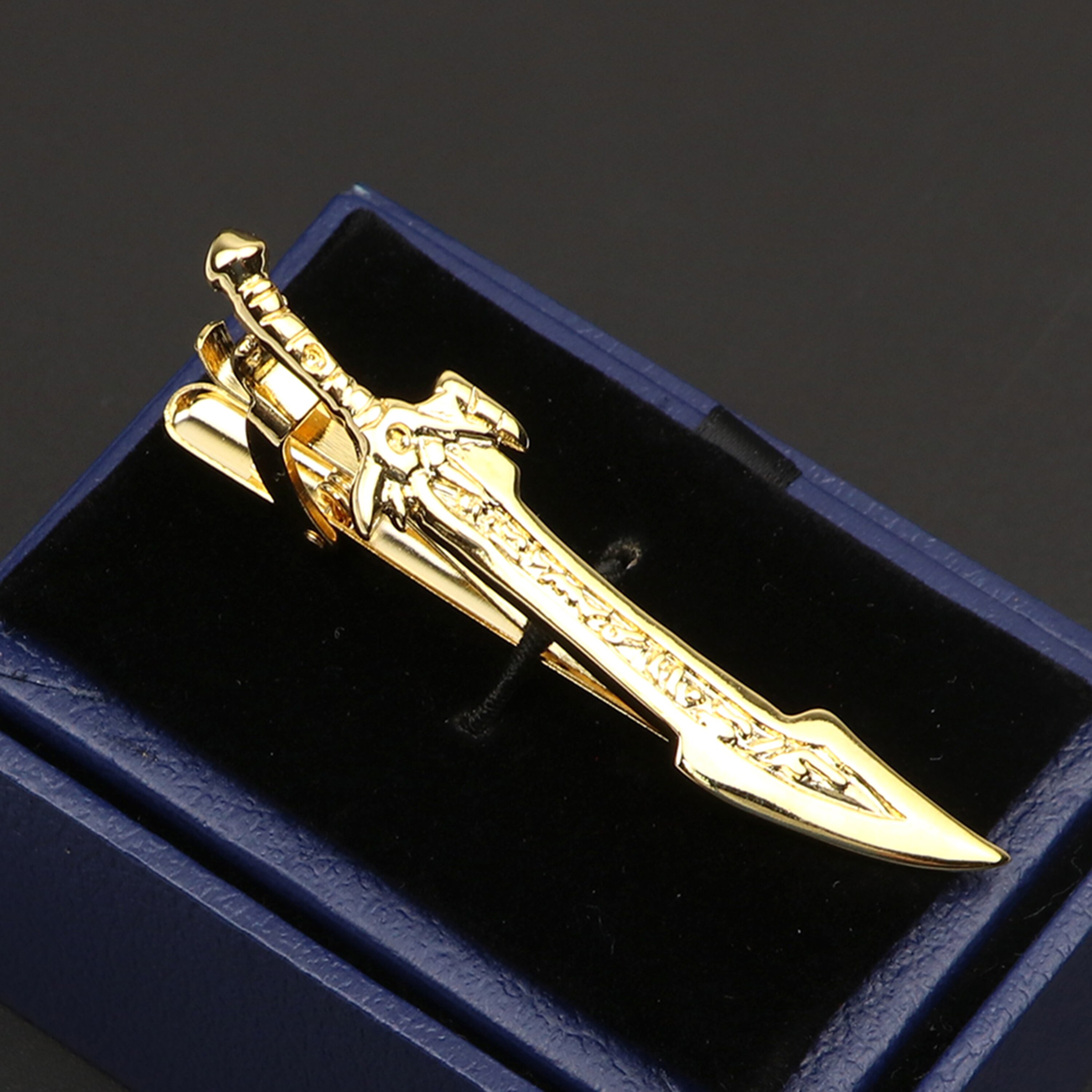 Pince à cravate en métal pour hommes, classique, or, épée d'avion, Chrome brillant, acier inoxydable, bijoux d'affaires, créatifs