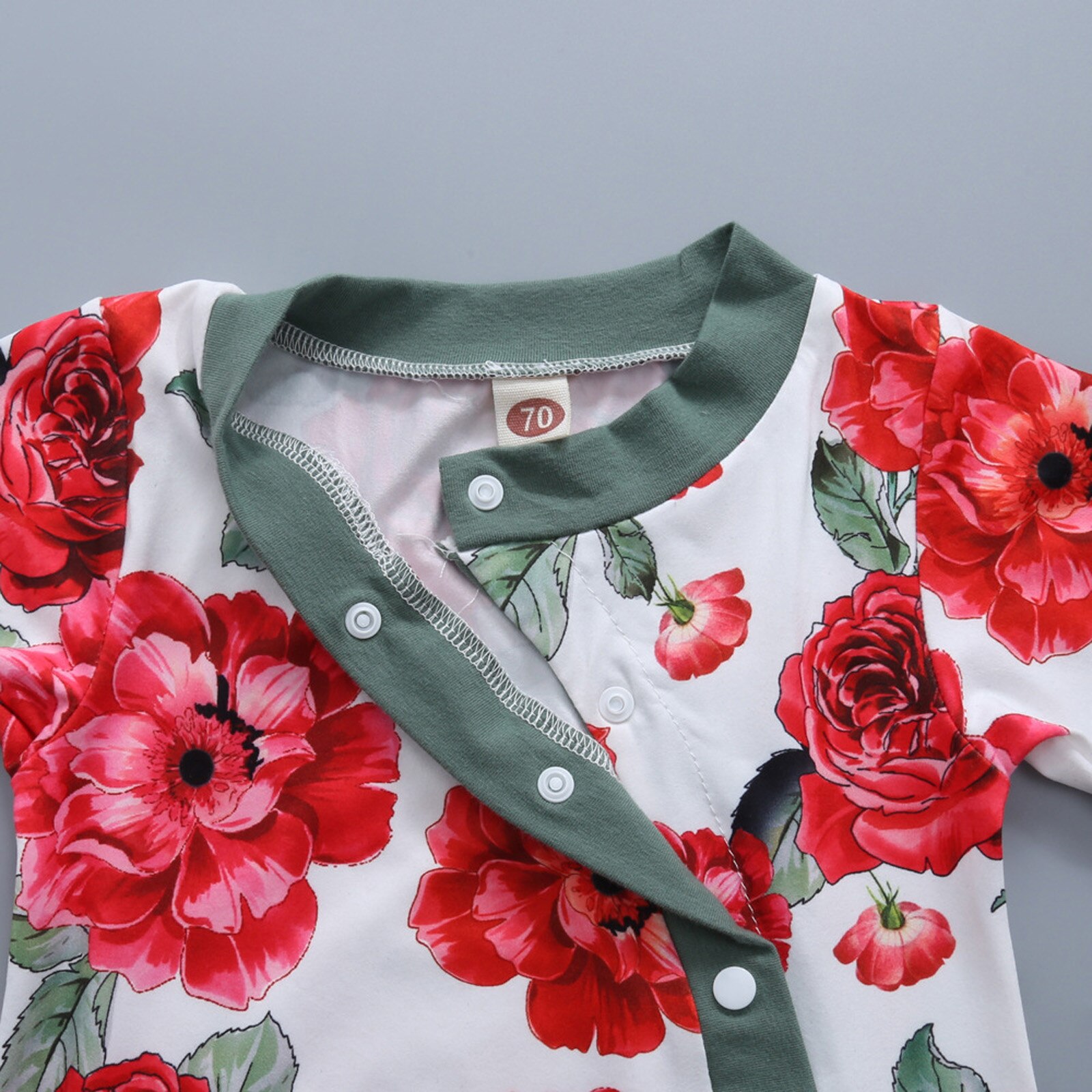 Primavera autunno abbigliamento cotone vestiti per bambini abiti Begonia pagliaccetto floreale 0-12M neonato neonato ragazze tuta vestiti