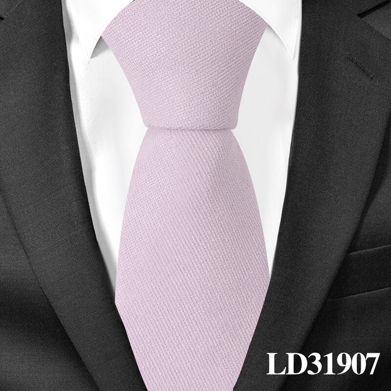 Männer Baumwolle Krawatten lässig Anzüge Dünne Krawatte Gravatas Solide Grün Mens Krawatten Für Geschäft 7 cm Breite Hochzeit Männer krawatten: LD31907
