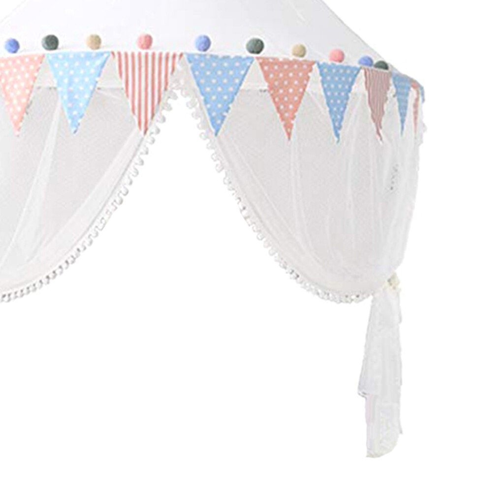 Kids Bed Canopy With Mosquito Netting Hanging Play Tent Reading Corner - Small 43inch X 20inch