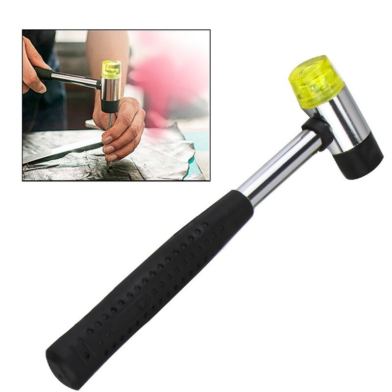 Leather Stamper Hammer Rubber Printed Punch Working DIY Multifunctional Hand Installation Practical Carve Mallet Carving Tools