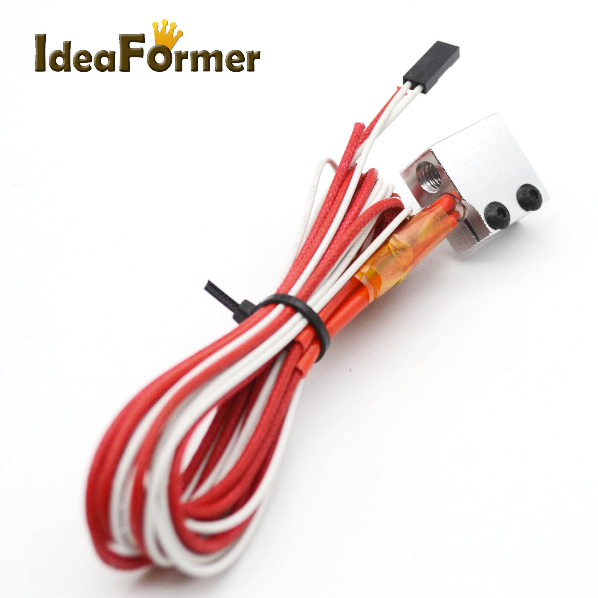 Calentador de cartucho de impresora 3D, termistor y bloque de calefacción, piezas de impresora 3D volcán Reprap Hotend, j-head 12/24V