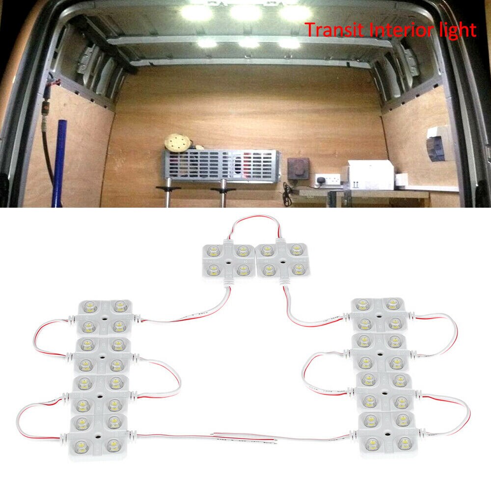 40 Led White Car Interior Reading Lights Waterproof LED Modules For LWB Van Trailer Boats Truck Caravan LED Lights Reading Lamp