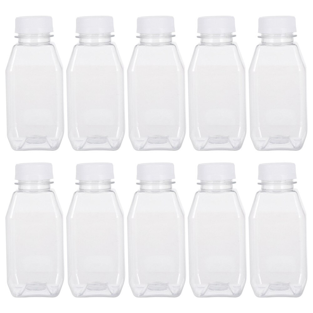 10 Stuks 350Ml Lege Flessen Transparante Drank Opslag Flessen