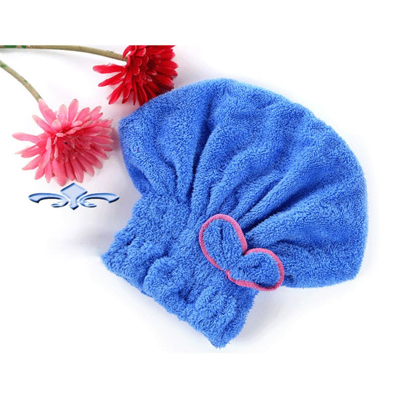 Tulband Super Absorberende Kap Badmuts Badhanddoek Microfiber Dames Badkamer Handdoek Droog Haar Cap: Y21-3