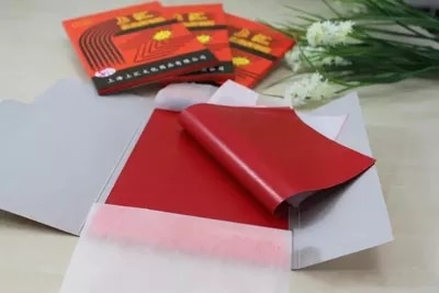 16k røde dobbeltsidet karbonpapir 18.5 x 25.5cm 100 stk/pak