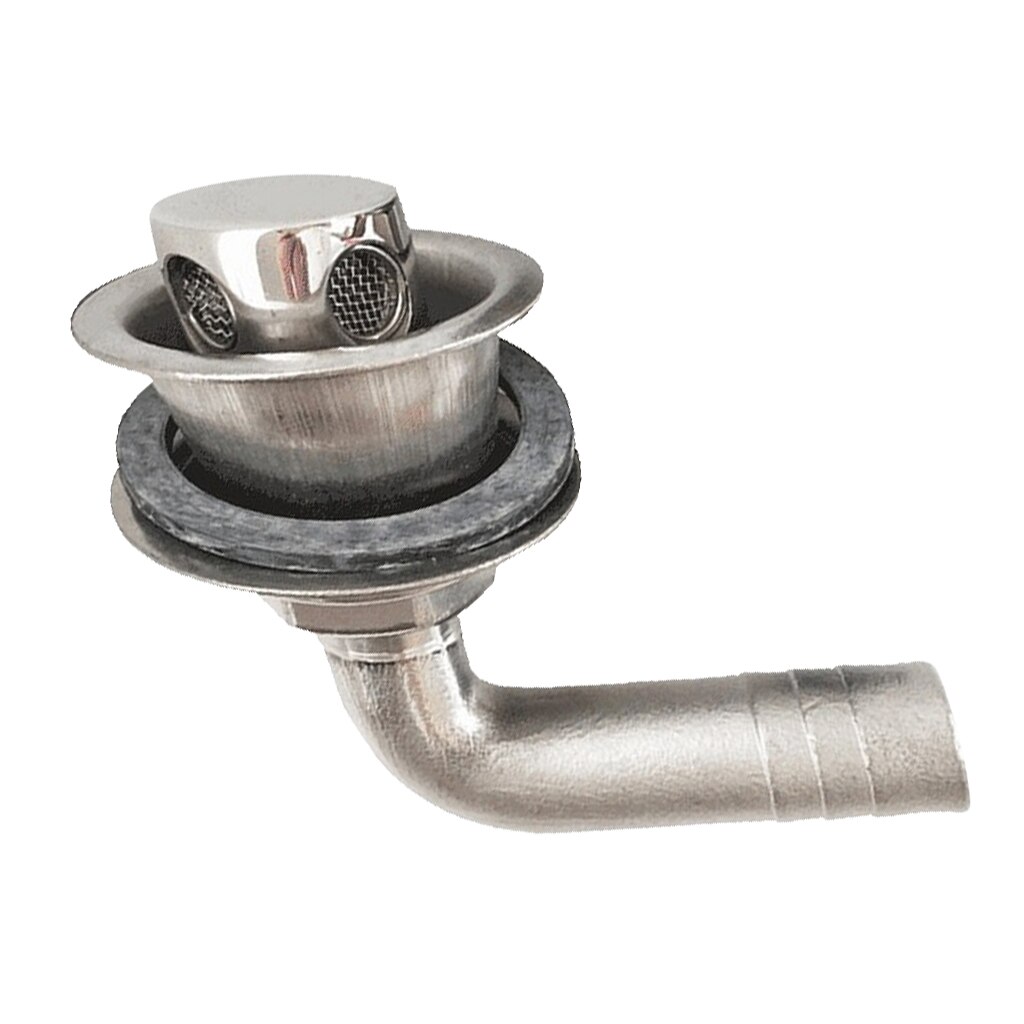 Marine Boat Flush Mount Fuel Gas Tank Vent for 5/8inch, Stainless Steel- Heavy Duty