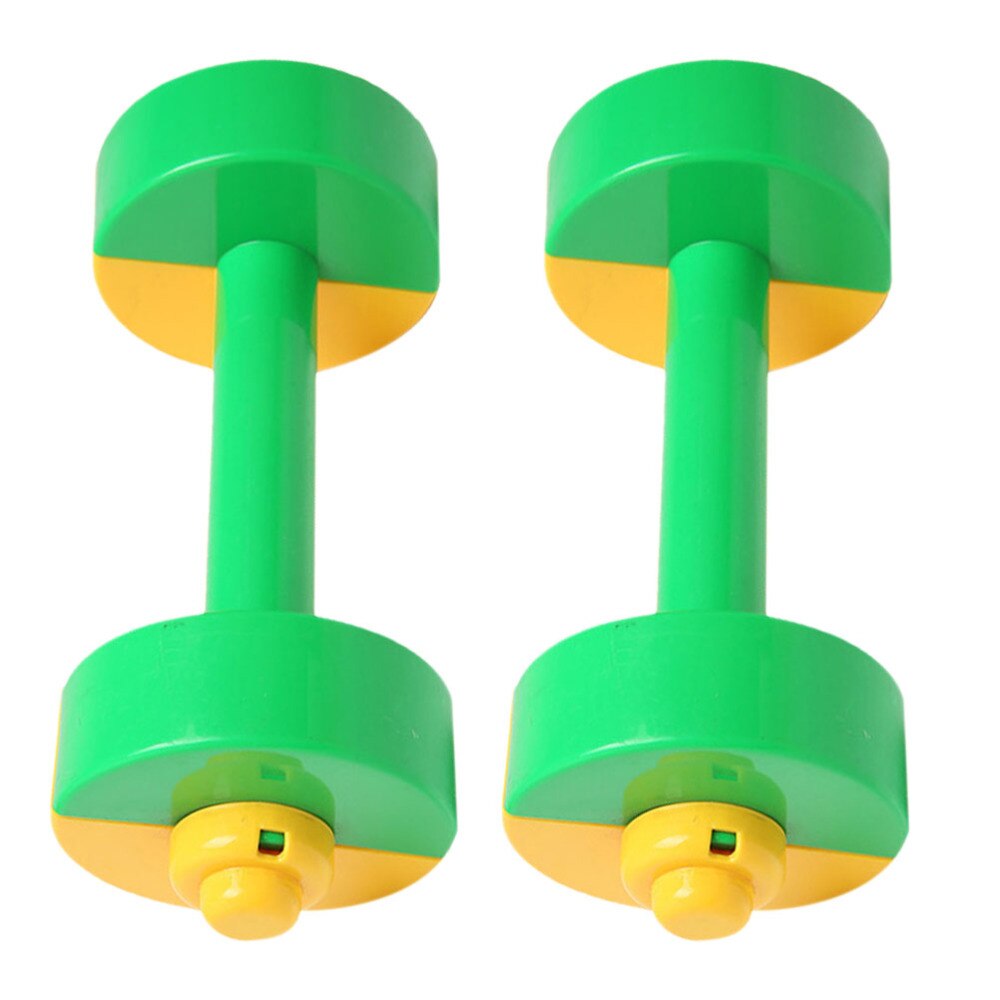1 par pequeno haltere diversão duplo-cor halteres exercício halteres pequeno haltere para o presente crianças