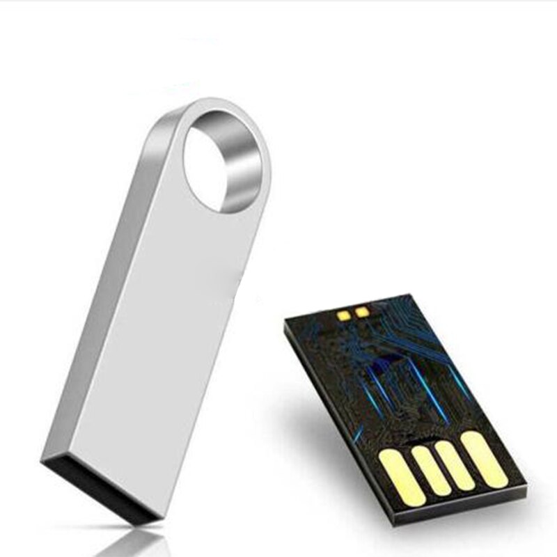 Oppgrader fra 8/16gb to 1tb 2tb usb 2.0 flash -stasjoner metall bærbar minnepinne u disk lagring uk: Sølv / 16g-1tb