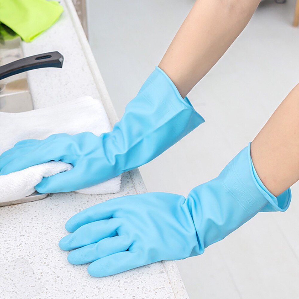 Afwas afwassen handen beschermen handschoenen schoonmaken waterdichte lange rubberen latex handschoenen keukengereedschap huishoudhandschoenen