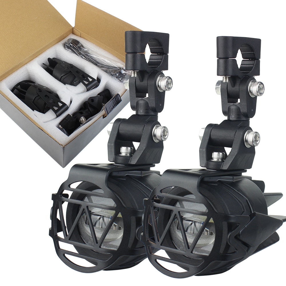 Luz LED antiniebla para motocicleta, luz de conducción de seguridad, accesorios para motocicleta BMW F800GS R1200 GS /ADV, luces Led para motocicleta, Blanco 6000k