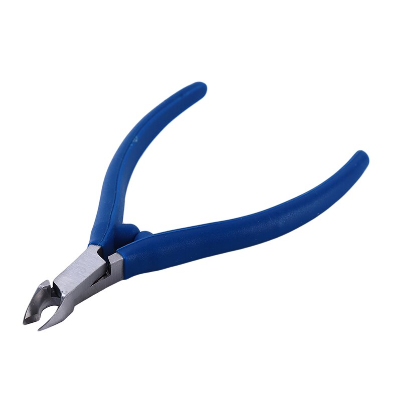1pc nagelriemen duwer pincet snijder knipper tondeuse dode huid verwijderaar manicure kunst verzorgingstool schoonheid nageltang: Blauw