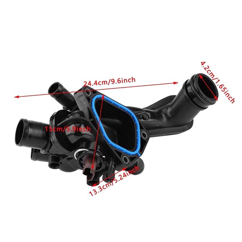 -11537534521 1336Z6 1336.Z6 11538699290 Water Flange Engine Coolant Thermostat for Peugeot 207 208 308 508 3008