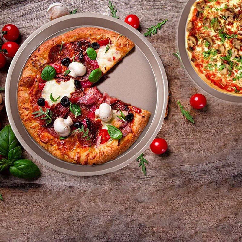 8 Inch Pizza Pannen, Pizza Lade Voor Maken Pizza, ronde Bakken Plaat Bakken Pan Cakevorm Keuken Accessoires Pizza Gereedschap
