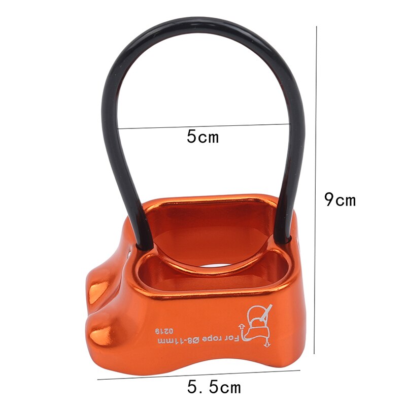 1pcs Descender Rappelling Rock Climbing Belay Rescue Device For Rope Mountaineering Outdoor Rock Climbing