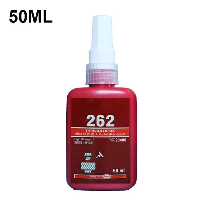 50ML High Strength Threadlocker Anaerobic Adhesive Glue 271 272 Locking Adhesive Metal Screw Anaerobic Adhesive Anti-corrosion: 262