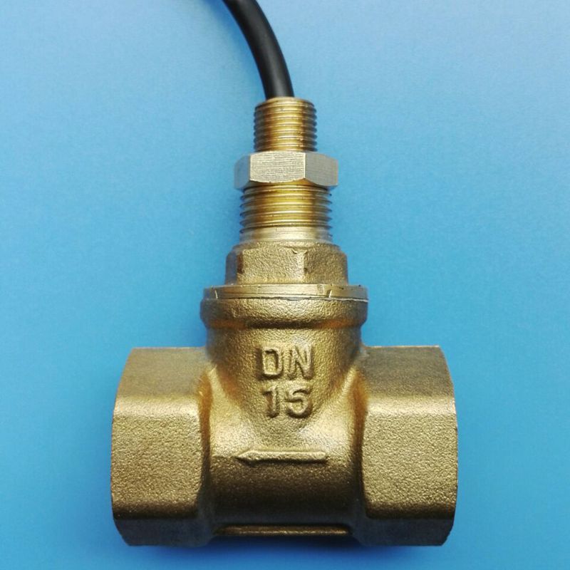 Water flow switch piston type flow sensor induction DN15 copper 4 points sensitivity high oil available