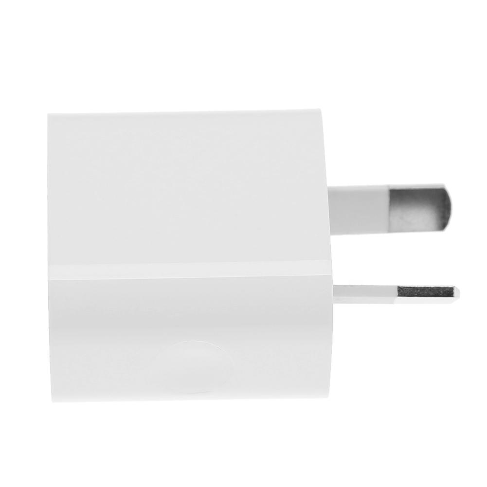 Ladekabel mit 2 usb- und au-steckern, tragbar 2a 5v doppelport-ladegerät, universeller usb-netzadapter der sechsten generation, usb-au-stecker