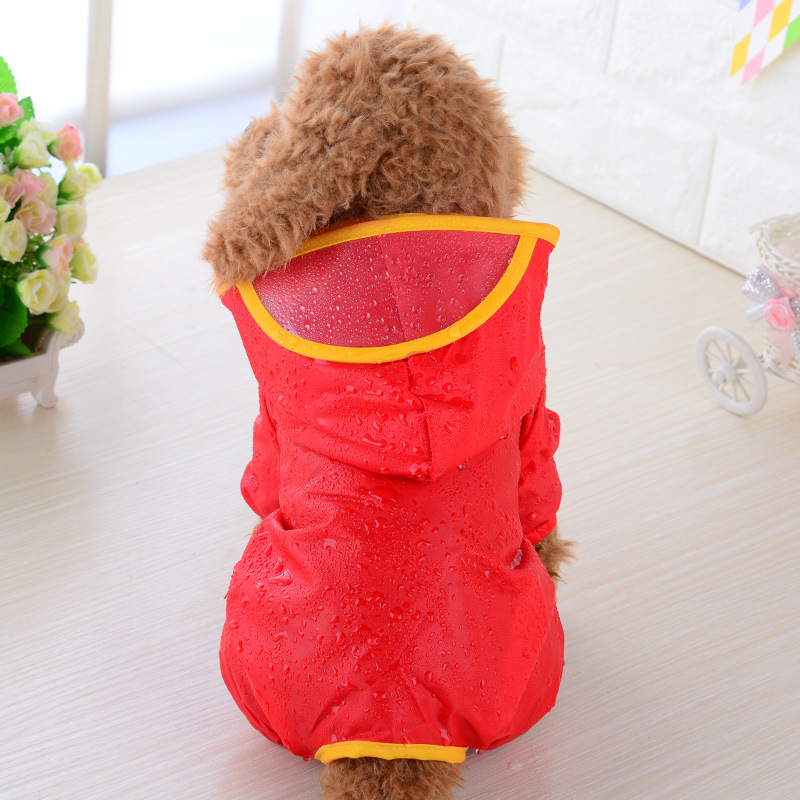 Hund Haustier Regenmantel Wasserdichte Kleidung Gesamt Bekleidung für Kleine Hunde Ich bin Freien Atmungsaktive Hoody Jacke Chihuahua Yorkie Regenmantel