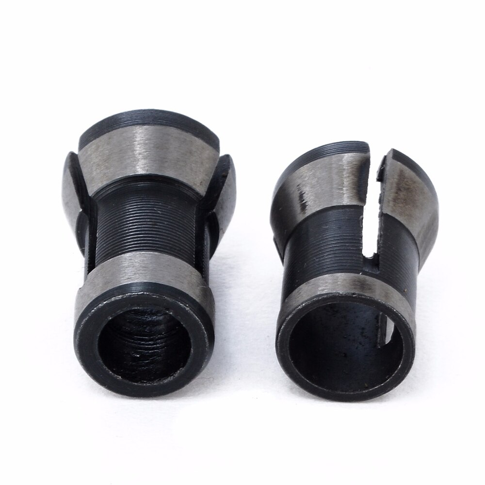 Lot De 8 Pinces De Serrage Pour Fraiseuse/graveur - Diamètres 6 Mm, 6,35 Mm, 8 Mm, Haute Précision, Métal - 4