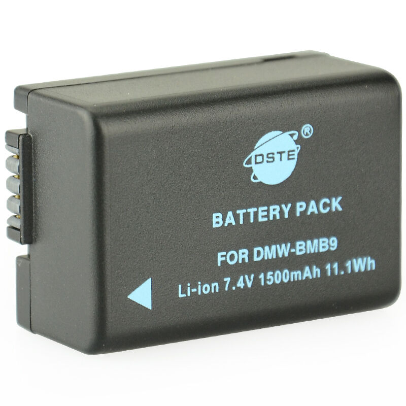 3PCS 1500mAh 7.4V DMW-BMB9 DMW-BMB9E DSTE Camera Batterij Dual Charger voor Panasonic DMC-FZ40 FZ45 FZ47 FZ48 FZ100 FZ150 DC-FZ80