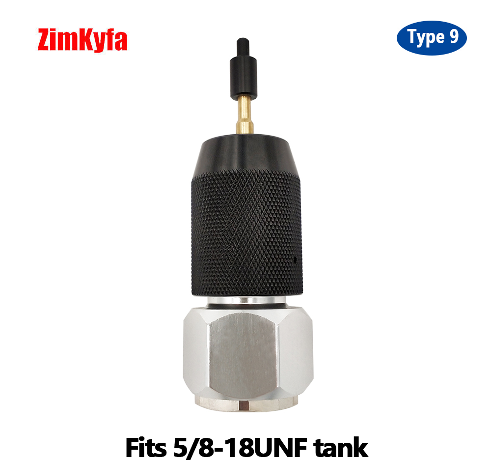 Adaptateur de Charge de recharge de cartouche jetable de cylindre de CO2 pour Sodastream de Tr21-4, G1/2-14,5/8-18UNF cartouche de bouteille d'air de gaz: Bleu profond