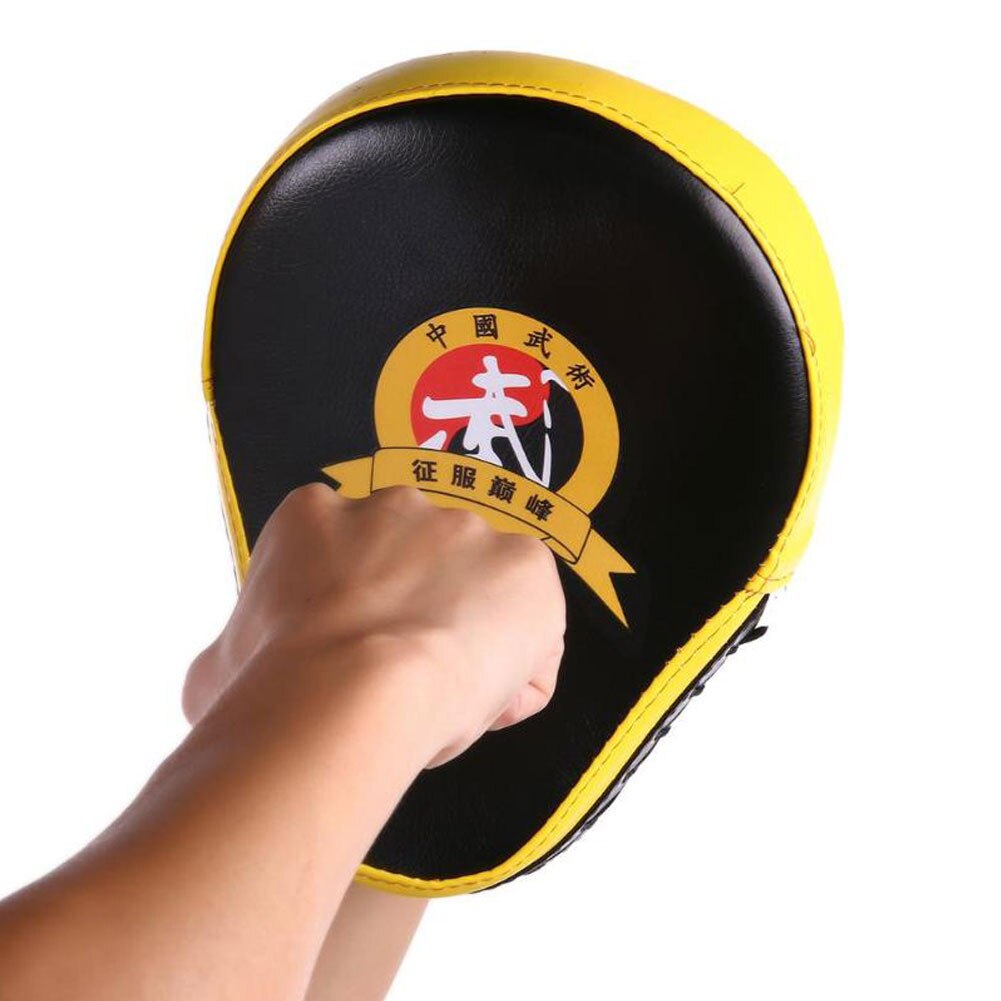 Hand Target MMA Martial Thai Kick Pad Kit Black Karate Training Mitt Focus Punch Pads Sparring Boxing Bags