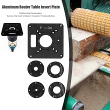 Router Table Insert Plate Electric Trimming Machine Jig Saw Flip Board Engraving Auxiliary Tool for Woodworking Work Benches