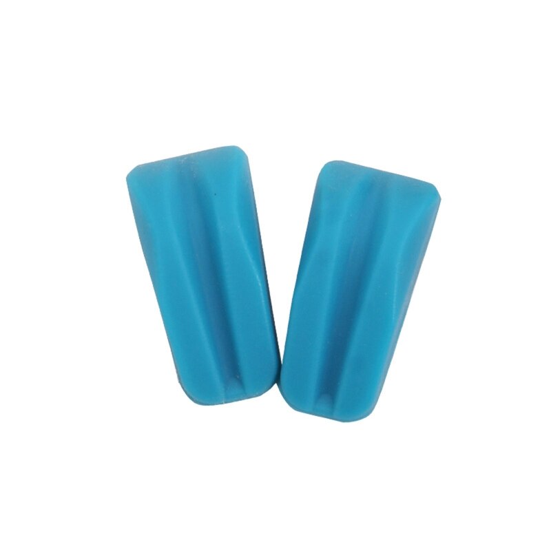 Silencieux Anti-choc pour arc, corde en caoutchouc , résistant à l'usure, convient à la plupart des arcs recourbés: Blue