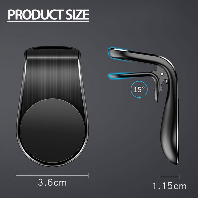Car Air Vent Mount Magnet GPS Cell Phone Stand Holder for Abarth Fiat 500 grande punto Skoda Rapid Octavia A7 A5 Fabia Kodiaq