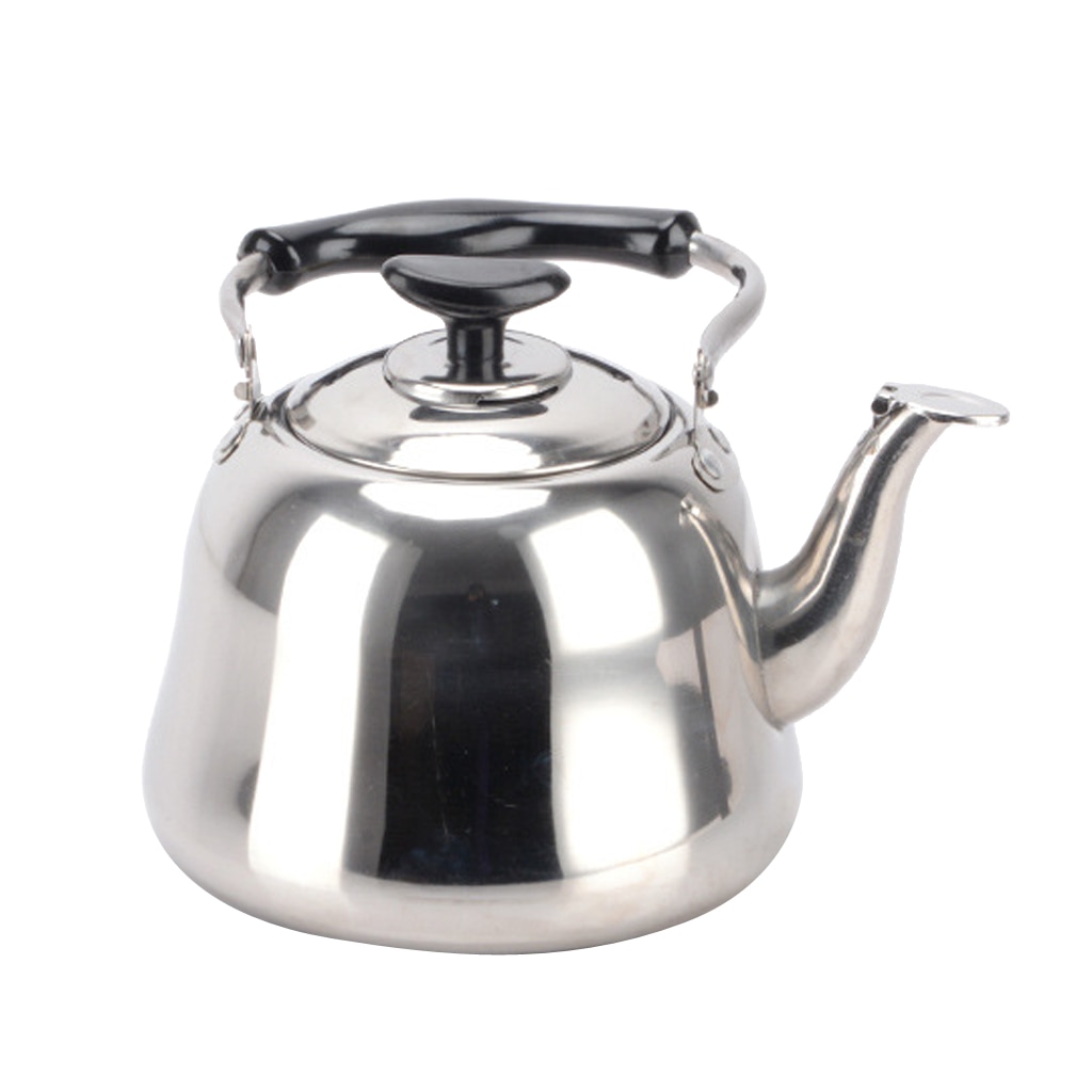 1L Stainless Steel Water Tea Kettle With Whistle Sound Infuser Tea Pot