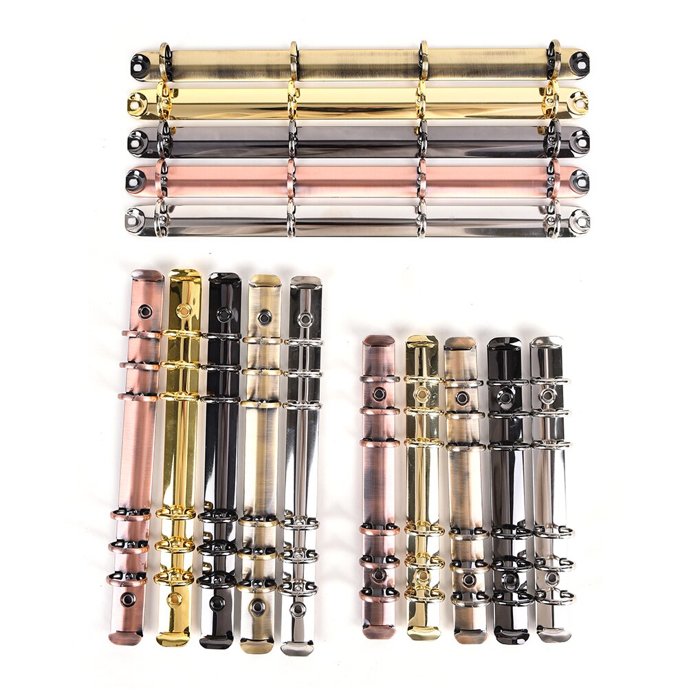 A4 A5 A6 Colorful Metal Binder Clip Spiral Binder loose-leaf File Folder DIY Notebook Folder Binding Ring