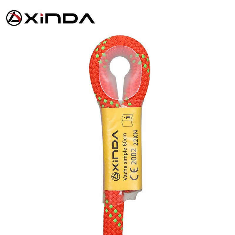Xinda Rock Climbing 10.5mm Dynamic Lanyard Protective Eye-to-eye Sling Mountaineering Equipment