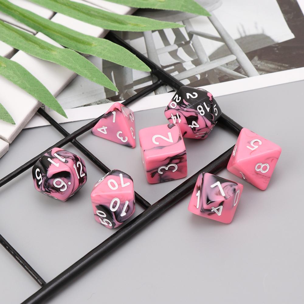 7pcs/set Dice For TRPG Multi-sided Dices Polyhedral