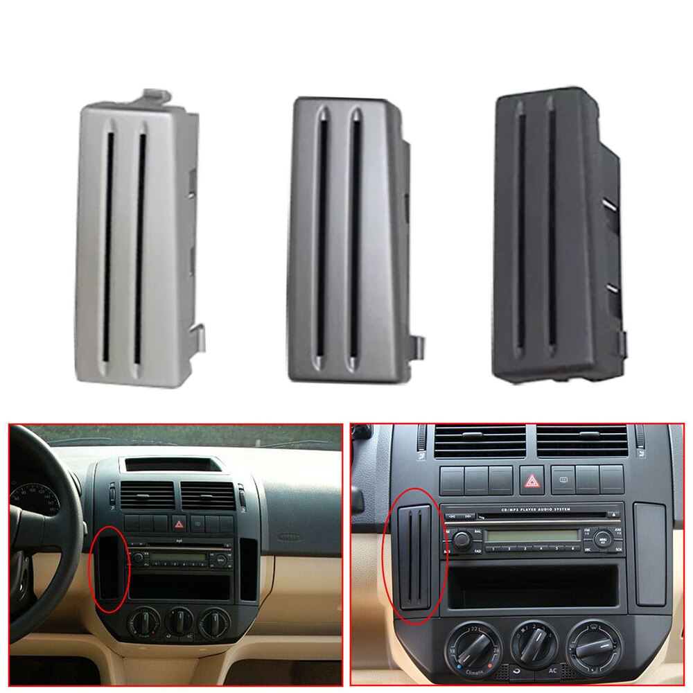 Para VW Polo 9N 2005, 2006, 2007, , , LHD negro titular de la tarjeta ranura para tarjeta ranura caja de almacenamiento Central 6Q1858373