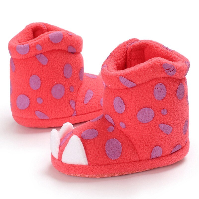 Babylaarzen schoenen kinderen katoenen sneeuwlaarzen schoenen peuter kind babymeisjes schattige peuter eerste wandeling winterlaarzen stippen schoenen