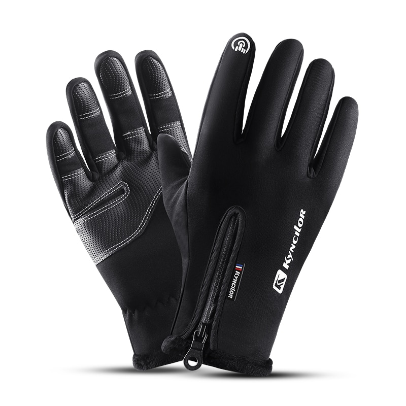 Berøringsskærm cykelhandsker termiske vinterhandsker til cykling og løb varme mellemvægtshandsker guantes moto ciclismo