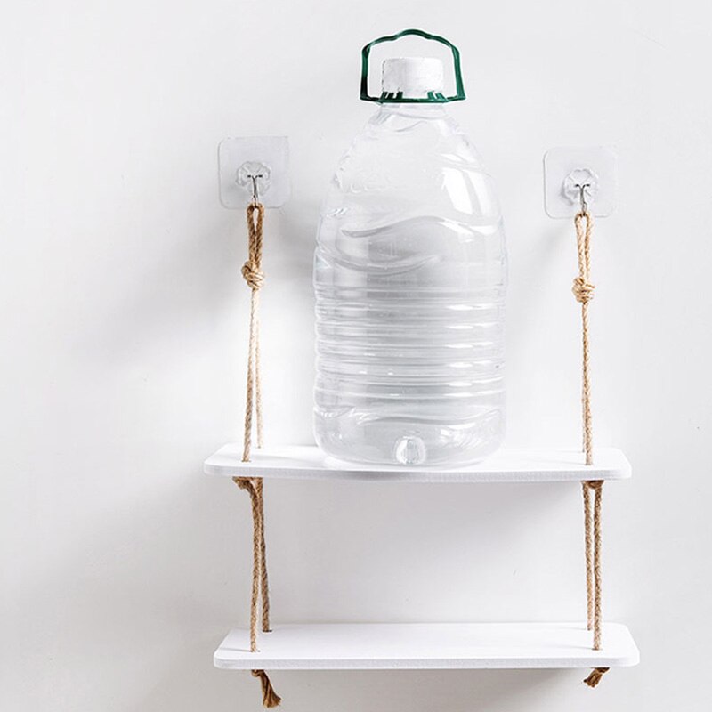 Retail Storage Shelf Rack Decorative Wall Shelves Hooks on the Wall Wood Shelf Wall Kitchen Storage Organization Shelf Cabinet S