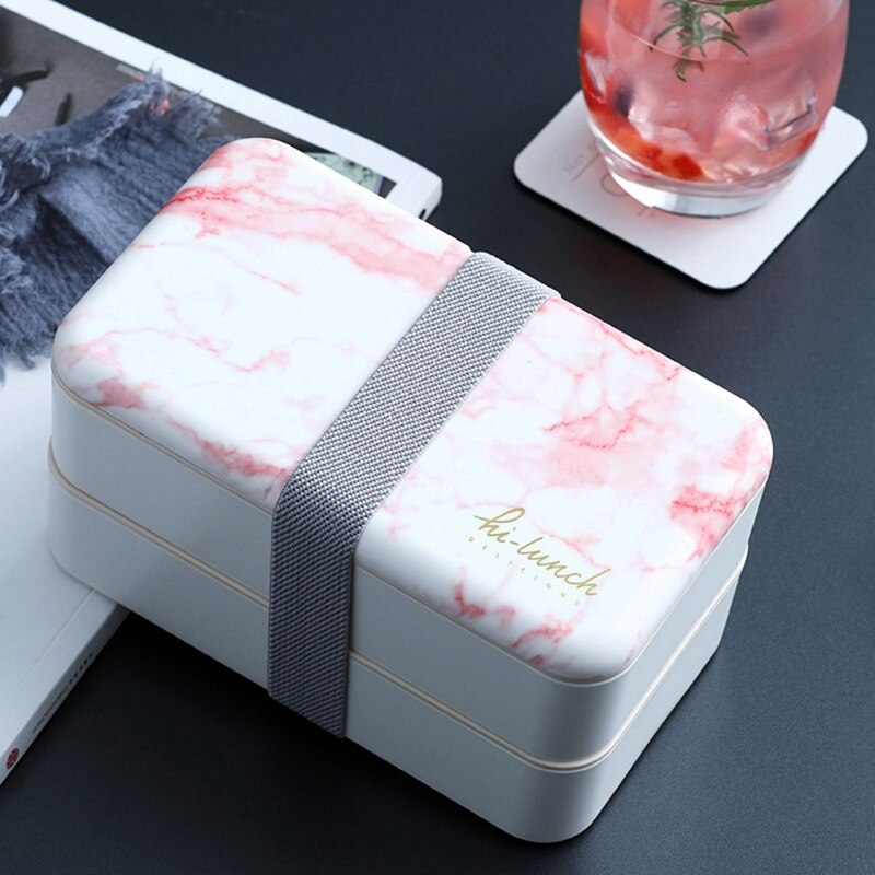 Bento Box LunCH Box Food Container with Cutlery Set for Adults and Kids Microwave Dishwasher Safe Bento