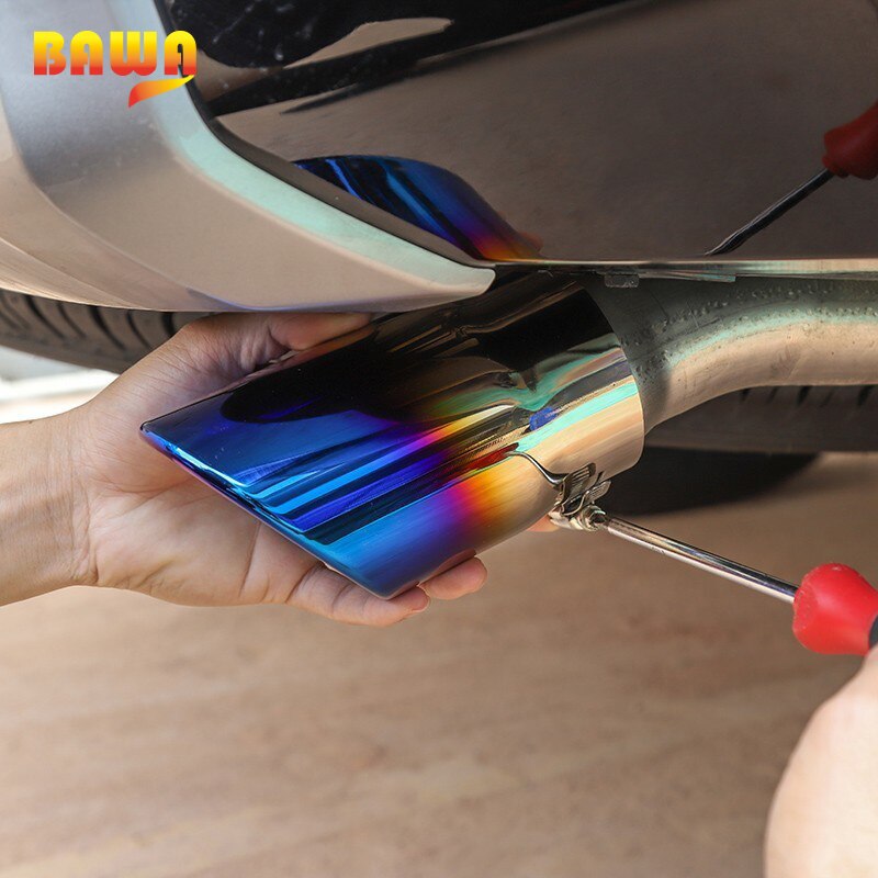 Tubo de escape trasero de acero inoxidable para coche, para 4runner , + Tubo de punta de escape