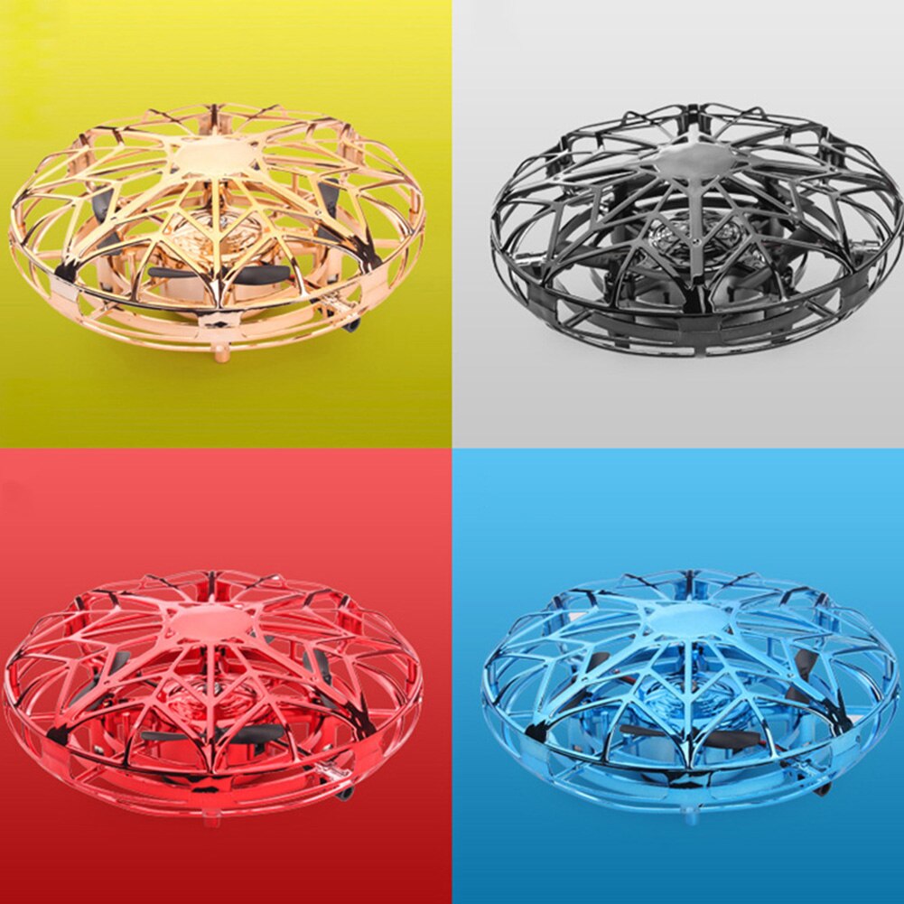 Mini Drone volador de 4 ejes, helicóptero de inducción con gesto infrarrojo, juguete para niños, RC de , juguetes para niños