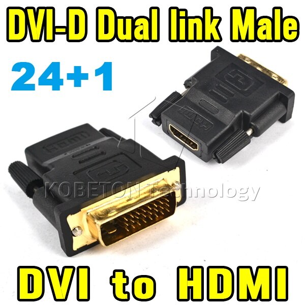 Dvi 24 + 1 Mannelijke Naar Hdmi-Compatibel Female Gold Converter Adapter Kabel Voor Xbox 360 Voor PS3 Voor PS4 Hdtv 1080P